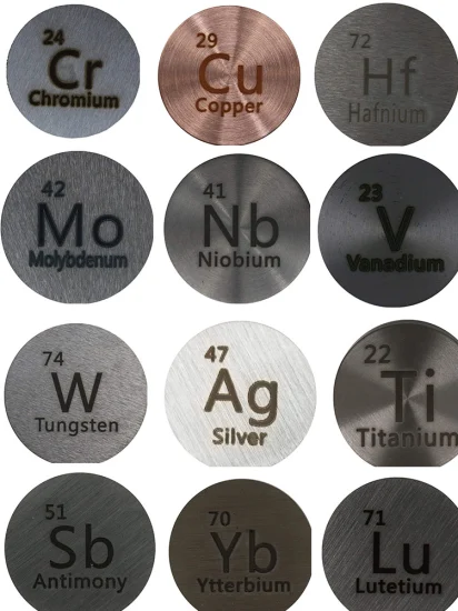 99.9% 니켈-코발트-크롬-알루미늄-이트륨-탄탈륨 합금으로 제작된 Nicocralyta 스퍼터링 타겟